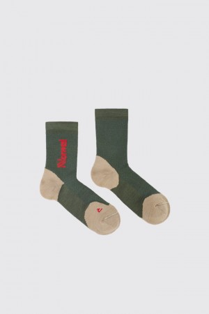 NNormal Merino socks 2 Zöld | 376WTQAME