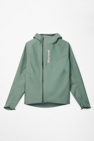 NNormal Trail Rain Jacket Zöld | 014TXPDGN