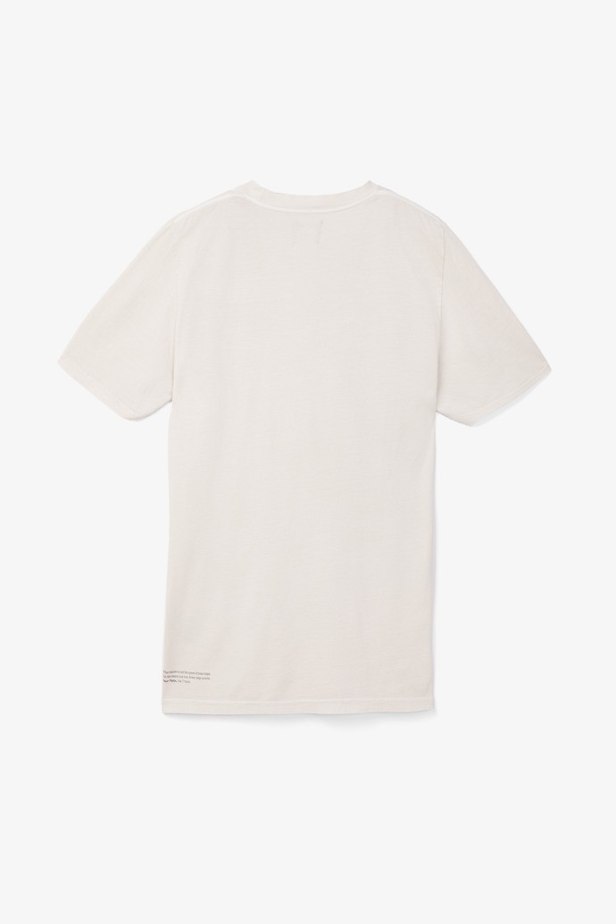 NNormal Organic cotton t-shirt Fehér | 235YJZXNF