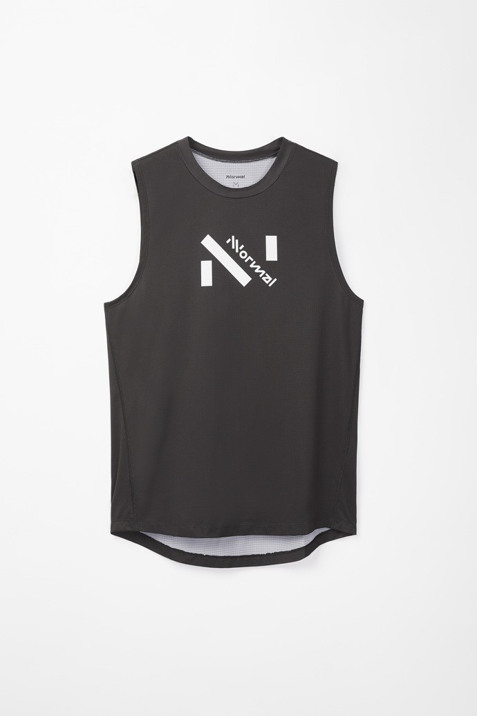 NNormal Race Tank Top Fekete | 235DWSXVZ