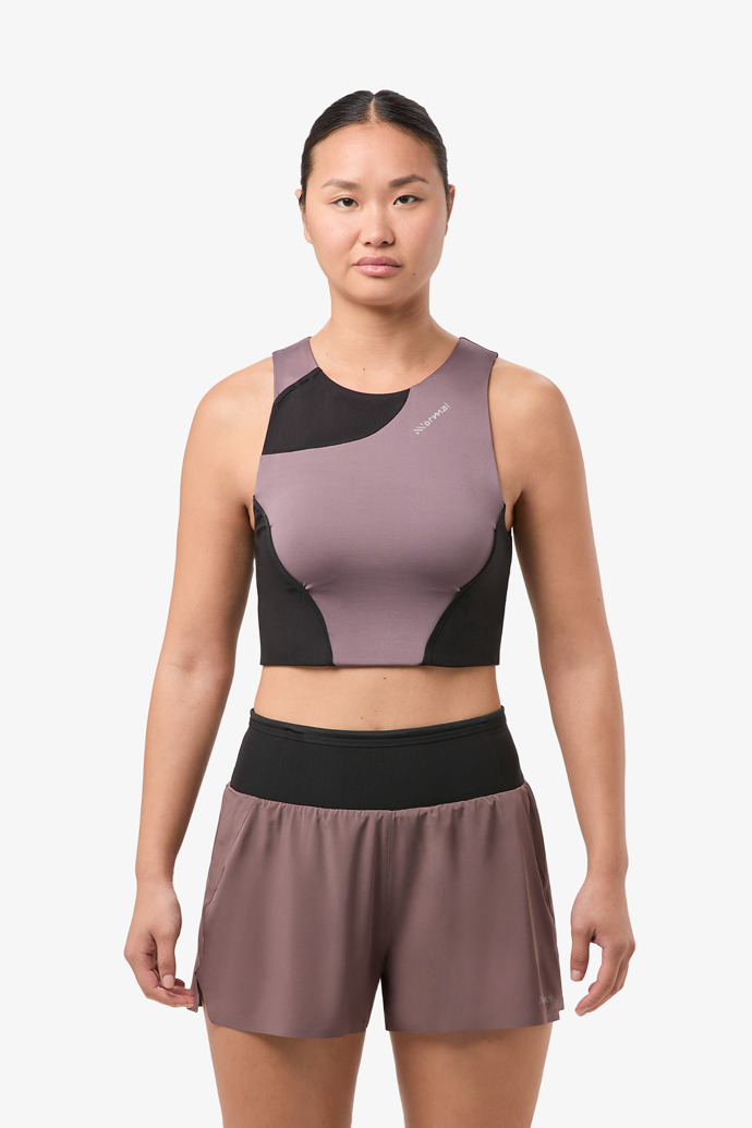 NNormal Trail Cropped Top Lila | 087LEFDAN