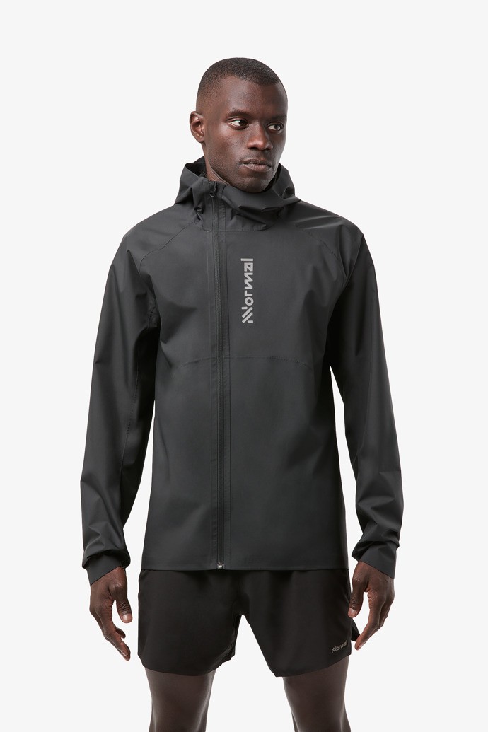 NNormal Trail Rain Jacket Fekete | 694VOIHRJ